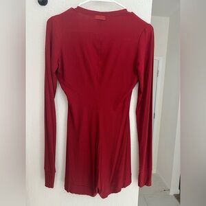 SKIMS long sleeve onsie